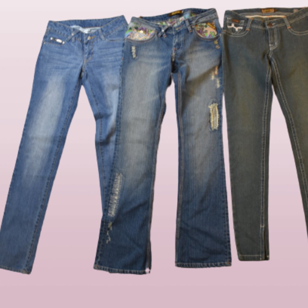 3 Pair Luxirie By Lrg Juniors/Womens Denim Jeans Waist Size 26